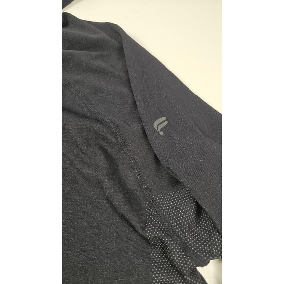 Fabletics large L black performance lightweight hooded pullover active running - Picture 3 of 7